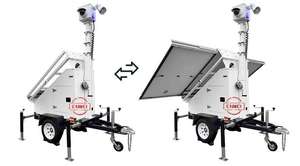 Caméra de <span class=keywords><strong>surveillance</strong></span> infrarouge Hd Caméra de sécurité à énergie solaire Remorque pour la <span class=keywords><strong>surveillance</strong></span> du pétrole - Product Image 5