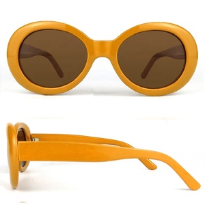 Promoción gafas barato ligero amarillo oval vintage gafas de sol 2019 - Product Image 1