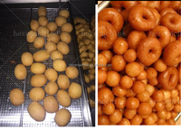 Machine à beignets commerciale en acier inoxydable, automatique, pour beignets ronds, rapide