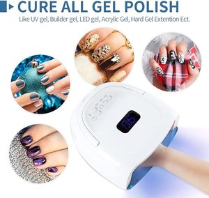 60W Rechargeable UV LED Nail <b>Lamp</b> Faster Dryer for Gel Polish <b>with</b> Auto Sensor Fingernail Toenail Polisher - Product Image 5