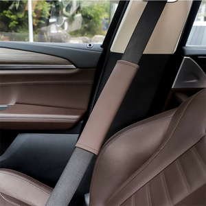 Couvre-<span class=keywords><strong>ceinture</strong></span> <span class=keywords><strong>de</strong></span> <span class=keywords><strong>sécurité</strong></span> <span class=keywords><strong>de</strong></span> voiture YECAI, coussin d'épaule en cuir souple pour un confort <span class=keywords><strong>de</strong></span> conduite, adapté aux BMW, Toyota, Honda - Product Image 2