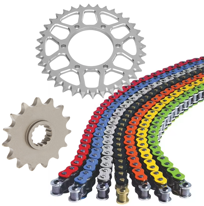 烙印セット Custom New 520 Motorcycle Chain and Sprocket Set Kit