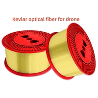 Câble micro monomode en fibre optique renforcé de Kevlar anti-brouillage pour télécommande FPV et boîtier de fibre