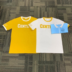 Personalizado de calidad superior nueva moda Patchwork camisetas combinación de colores 100% algodón tela bordado parche Color bloque camiseta - Product Image 5
