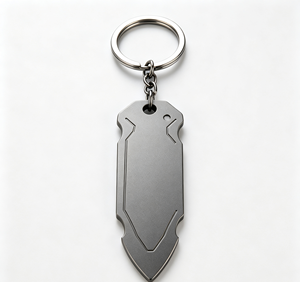 พวงกุญแจโลหะแบบกำหนดเอง จี้สลักลาย สำหรับของขวัญส่งเสริมการขาย - Product Image 4