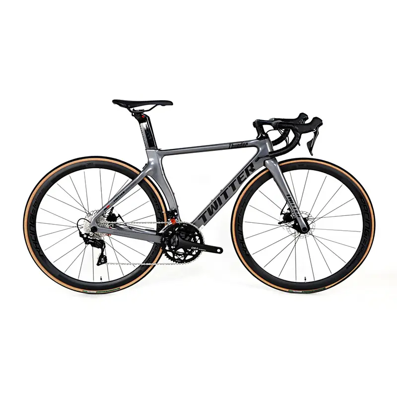 Bicicleta de carreras de fibra de carbono, equipo múltiple de 22 engranajes, 54cm, oem, aero