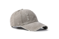 Casquette de baseball en jean vierge usée personnalisée OEM Casquette de papa en tissu denim vieilli unisexe Casquette en jean bleu délavé de luxe