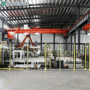 Barrière de protection robotique antirouille en treillis soudé galvanisé, longue durée de vie pour lignes de production robotisées automatisées non-stop - Product Image 4