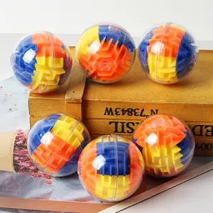 MINI 3D 중력 메모리 순차 미로 공 퍼즐 장난감 선물 어린이 성인 하드 도전 게임 연인 작은 미로 큐브 공