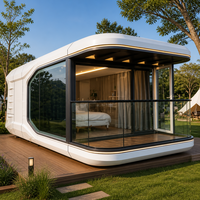 Maisons préfabriquées, maisons conteneurs, maisons mobiles pour maison d'hôtes compacte, studio et hébergement de vacances