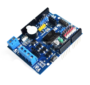 Le module de commande de moteur pas à pas DC L298P pilote la carte d'extension. - Product Image 1