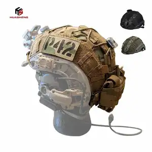 Sports de plein air Le combat casque de camouflage, casque de camouflage tactique sans casque