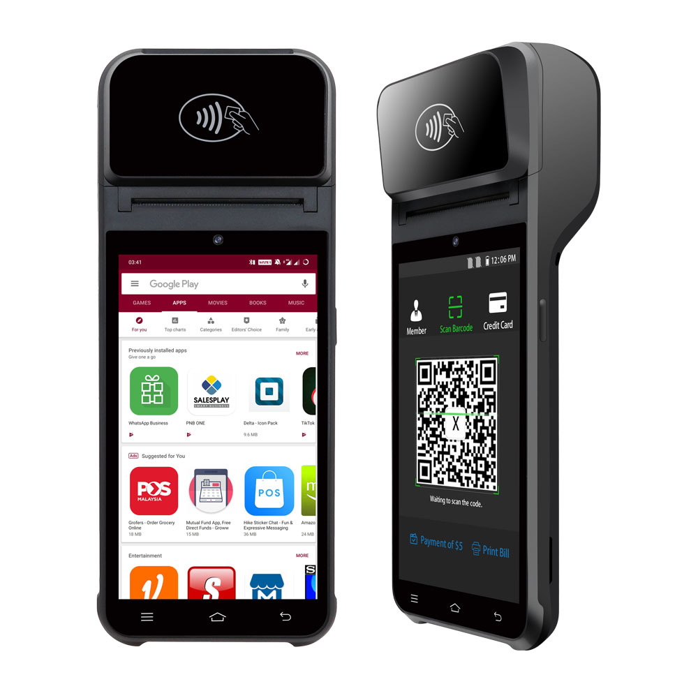 AL Hadi Enterprise | ZCS Z92 handheld POS system Android 12.0 POS