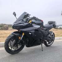 Moto électrique haute puissance 3000W, vitesse maximale >80km/h, longue autonomie, moto de course durable, batterie 72V/20Ah, 50km