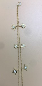 925 <strong>Sterling</strong> <strong>Silver</strong> 14k Gold Plated Choker <strong>Star</strong> <strong>Necklace</strong> <strong>Silver</strong> 925 Snow Custom-Made Wholesale Fashion Vintage Women Girl - Product Image 4