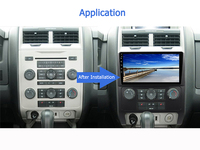 Radio Android 13 con GPS, Navegación, Reproductor Multimedia, WIFI, Bluetooth, Carplay y Pantalla para Ford Escape 2007-2012