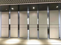 Mur fonctionnel suspendu MDF amovible acoustique coulissant Airwall divisant la cloison de séparation pliante mobile pour le bureau à domicile