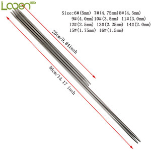 88pcs 25cm 36pcs Straight Knitting Needles 11pcs Circular Needles Knitting Needles Crochet Hook <strong>Weave</strong> Set Sewing <strong>Kit</strong> - Product Image 3