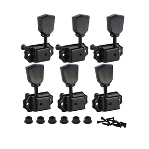 Juego de Clavijas de Afinación para Guitarra Estilo Keystone Vintage Deluxe de 6 Pulgadas en Línea, Color Negro, para Guitarra LP - Product Image 2