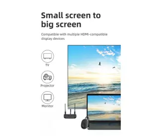 50M Nhiều Để Một Chuyển Đổi Truyền Không Dây HDMI Extender Transmitter Receiver Màn Hình Chia sẻ Cho PS4 Máy Tính Xách Tay PC Để TV Chiếu - Product Image 5