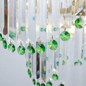 French Retro Copper Crystal Lamp Modern European Luxury Villa Chandelier for Living <b>Dining</b> Bedroom LED Black White for Hotels - Product Image 5