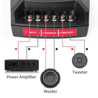 Diviseur de fréquence professionnel, basse, en option, 2 voies, Modification Audio de voiture, 200W WEAH 5008