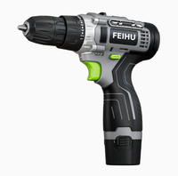 Perceuse sans fil 12V en gros, ensemble d'outils de perçage manuel et électrique pour la maison avec mandrin de 10 mm