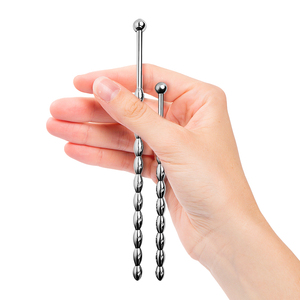 <span class=keywords><strong>6</strong></span>/8 ミリメートルステンレス鋼ペニスプラグ電気ショック尿道刺激装置尿道サウンディングビーズペニスマッサージ杖大人のおもちゃ男性用 - Product Image 3