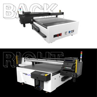 Imprimante à plat UV 1,6 m x 1,3 m avec têtes d'impression Epson I3200, impressions personnalisées pour le cuir, la toile, le coroplast et les panneaux muraux décoratifs
