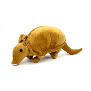 Peluche de armadillo realista con textura marrón, animal de peluche para la educación sobre la vida silvestre - Product Image 3