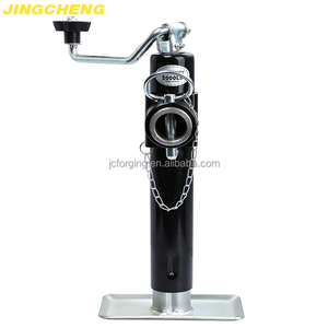 1200lbs 2000lbs Remorque Jack Réglable Noir Drop Down Caravan Stabilisateur Remorque Support Jack Jambes Avec Poignée - Product Image 4