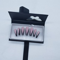 Kit d'extension d'ongles à presser, Emballage pour faux cils, Boîte à cils, Étui pour faux ongles, Marque privée