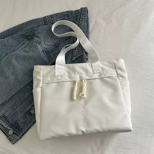 Bolso de Hombro Japonés de Gran Capacidad para Mujer, Bolso Tote Casual de Moda para el Hombro, <span class=keywords><strong>Bolsos</strong></span> de Lona con Cremallera para la Universidad - Product Image 4