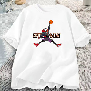Custom Printed Men T Shirts Trendy Graphic 200Gsm Pure Cotton Loose Casual Tops Custom Logo Factory <strong>Low</strong> Price - Product Image 2