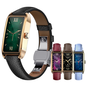 2025 nouveau Dora T dames Smartwatches AMOLED écran Vintage montre-bracelet en cuir IP68 étanche femme santé montre intelligente pour les femmes - Product Image 1