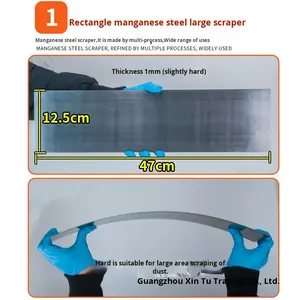 Industrielle Edelstahl klinge Auto Kitt Zerstäuber Schaber Messer Eisenblech Kitt platte Sprüh farbe Glättung klinge - Product Image 6