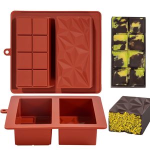 Chocolate Bar Mold Food Grade <b>Silicone</b> Deep Chocolate Bar Mold Thick Different Shape - Product Image 2