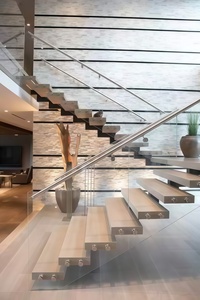 <span class=keywords><strong>Escaleras</strong></span> rectas <span class=keywords><strong>interiores</strong></span> modernas, barandilla <span class=keywords><strong>de</strong></span> vidrio, escalera <span class=keywords><strong>de</strong></span> peldaño <span class=keywords><strong>de</strong></span> <span class=keywords><strong>madera</strong></span>, <span class=keywords><strong>escaleras</strong></span> <span class=keywords><strong>de</strong></span> acero, <span class=keywords><strong>diseño</strong></span> Interior <span class=keywords><strong>para</strong></span> el hogar, Villa - Product Image 4