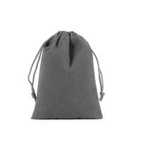 Pochette en velours haut de gamme avec cordon de serrage pour bijoux, écouteurs, chargeur de batterie externe, accessoires mobiles – Vente en gros