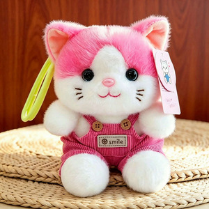 Nuevo Juguete de Peluche <span class=keywords><strong>Gato</strong></span> de la Fortuna con Correa para Pantalones, Muñeco de <span class=keywords><strong>Gato</strong></span> Compañero de Mesa, Lindo Colgante de Cordero, Regalo de Cumpleaños para Niños - Product Image 3