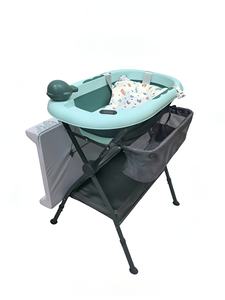 <span class=keywords><strong>Baignoire</strong></span> <span class=keywords><strong>et</strong></span> <span class=keywords><strong>table</strong></span> à <span class=keywords><strong>langer</strong></span> pliables modernes pour nouveau-nés, adaptées aux bébés de 0 à 3 ans - Product Image 3