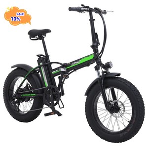 Bicicleta eléctrica plegable de 20 pulgadas, 48V, 500W, neumático grueso, bicicleta de montaña híbrida plegable - Product Image 3