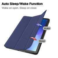 Ealysun Tri-Fold Hard Shell Private Mold Protective Tablet Case untuk Tab S6 Lite 10.4 Inch P610/P615 2020 Auto Sleep Wake