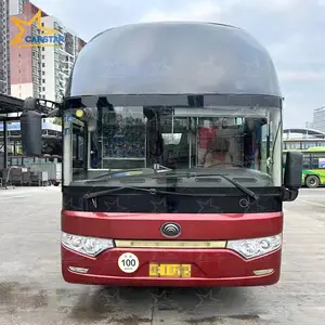 2018 Left Hand Drive Luxury 55 Seats Used Golden Dragon Bus Coach Bus with Toilet Air Conditioner for Sale