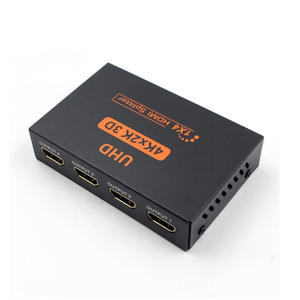 Adaptador Divisor HD-MI 1x4, Conversor HDTV 1 Entrada 4 Salidas, Hub de Audio y Video 4K HD para Xbox, PS4, <span class=keywords><strong>DVD</strong></span>, TV, Monitor, Pantalla, Computadora Portátil - Product Image 1