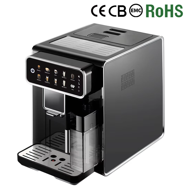 Full Automatic Cafetera Easy Operation Kaffeemaschine Cappuccino Espresso Coffee Machine With Grinder for Home