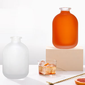 Basso Moq personalizzazione 200ml <span class=keywords><strong>Gin</strong></span> bottiglie di vetro colorato <span class=keywords><strong>Gin</strong></span> bottiglia per Vodka bella piccola bottiglia di <span class=keywords><strong>Gin</strong></span> - Product Image 2