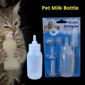 Biberón pequeño para mascotas, nuevo diseño de plástico con 1 año de garantía para cachorros, gatitos, chinchillas y conejos - Product Image 3