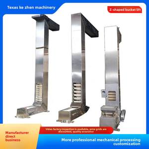 Neuer Zustand Z-Typ Schaufel aufzug Edelstahl <span class=keywords><strong>Vertical</strong></span> Feeder Kletter förderer für Lebensmittel pulver förderer Produkt - Product Image 3