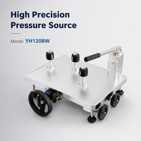 YH120BW Pneumatic Pressure Calibrator Pump 10MPa Benchtop Air Calibration Pump with 3M201.5 Ports for Accurate Measurement